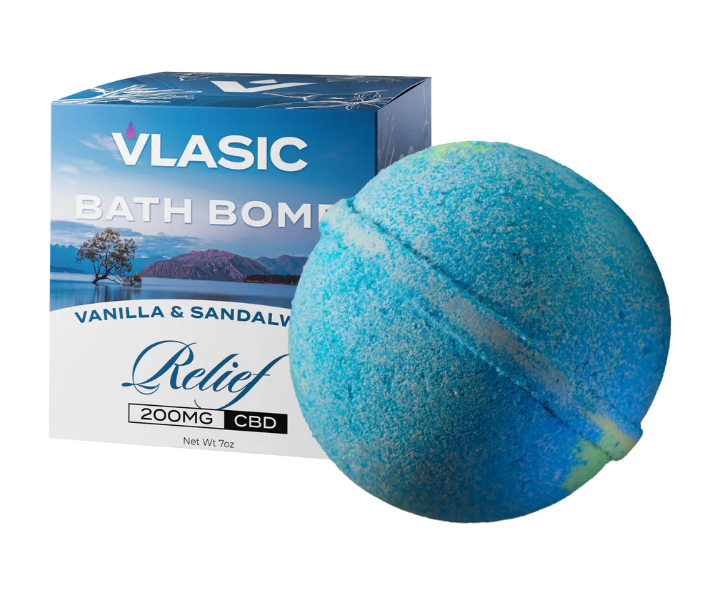 Photograph of product: Vlassic Labs | Bath Bomb | Relief | CBD | 200mg