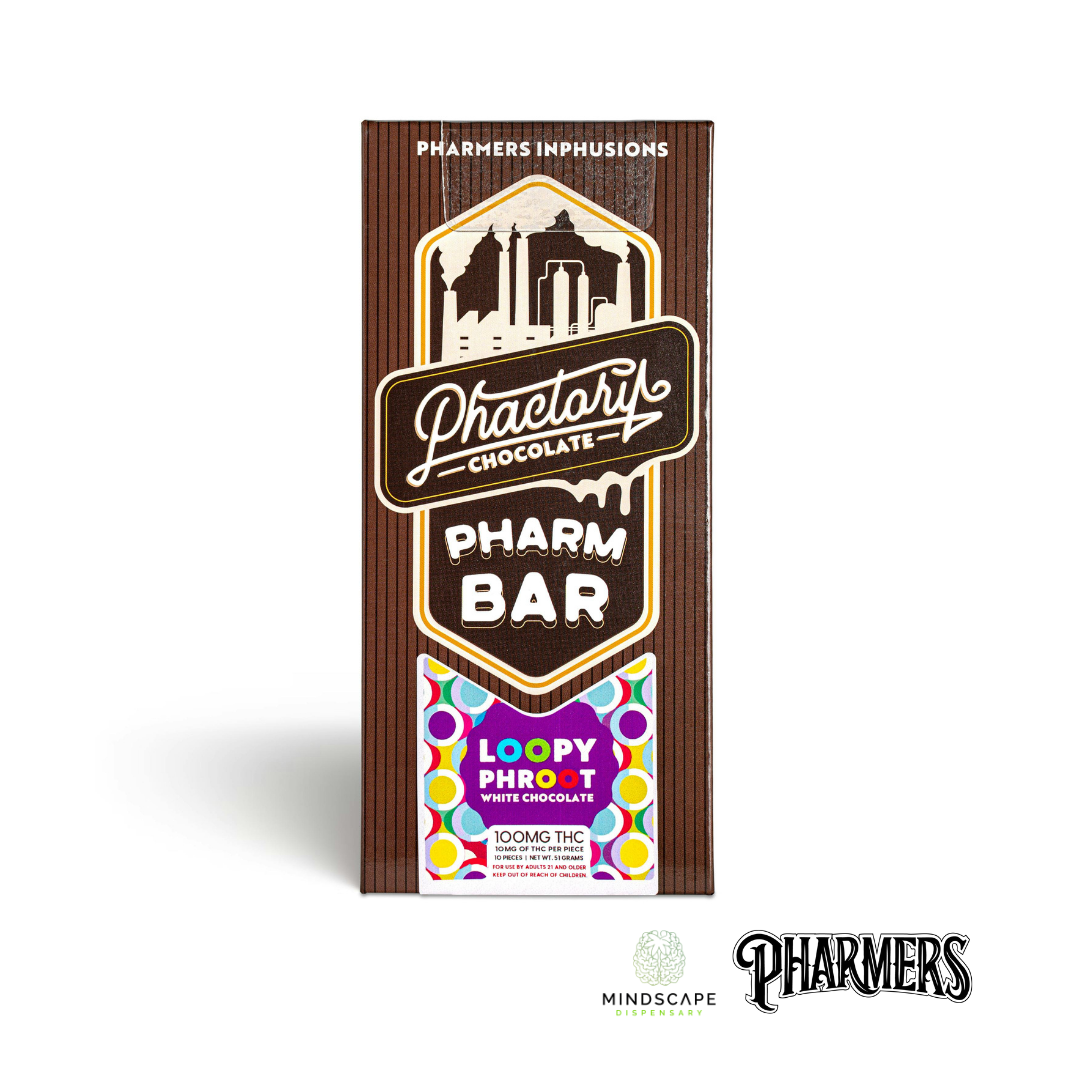 Photograph of product: Pharmers 100mg Loopy Phroots Pharm Bar
