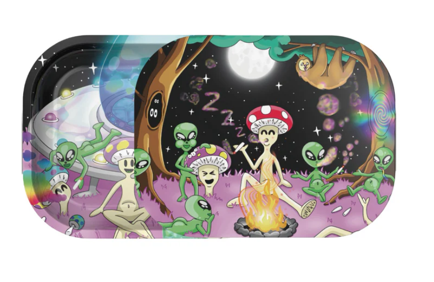 Photograph of product: Intergalactic Trip Rolling Tray and Magnetic Cover