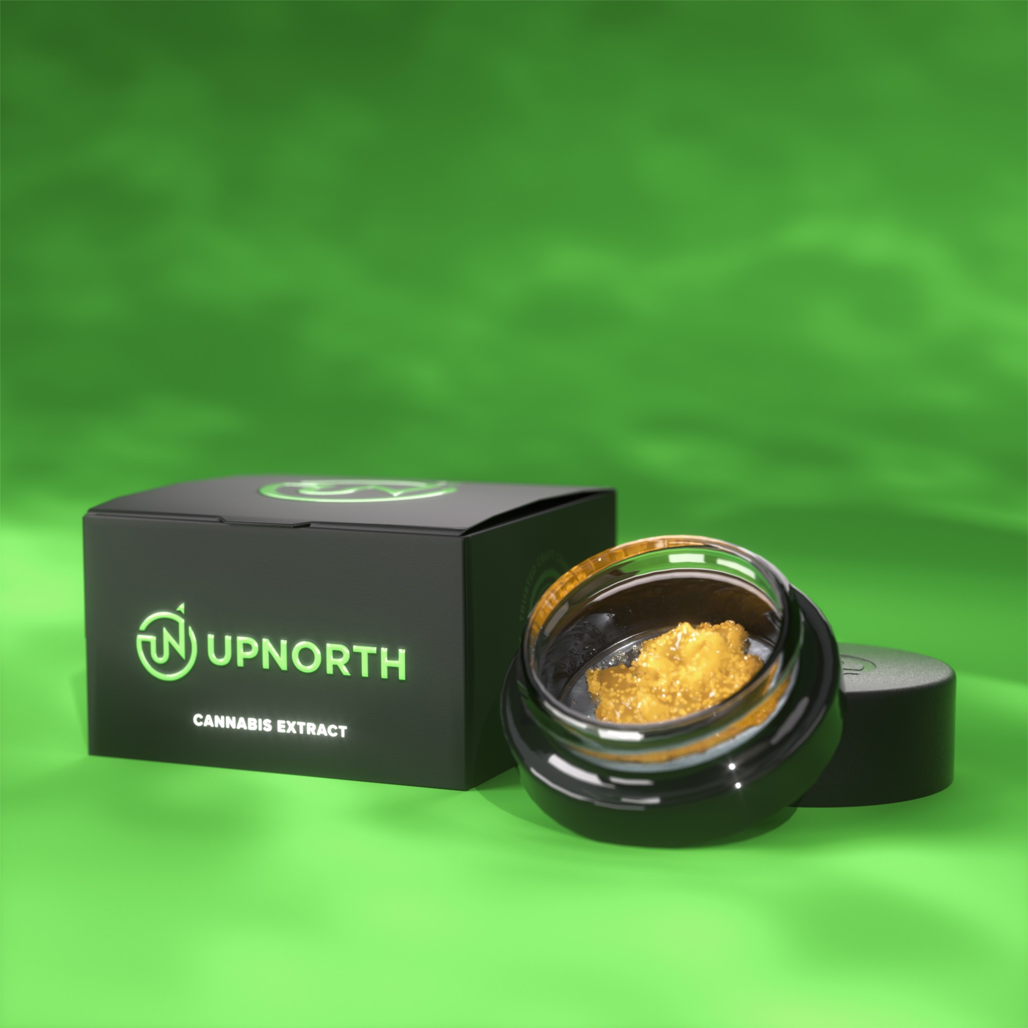 Photograph of product: UpNorth Humboldt | Live Resin Budder | White Widow