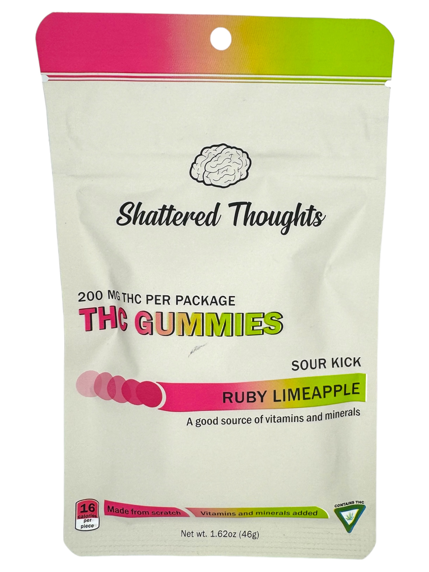 Photograph of product: 200mg Ruby Limeapple Gummies