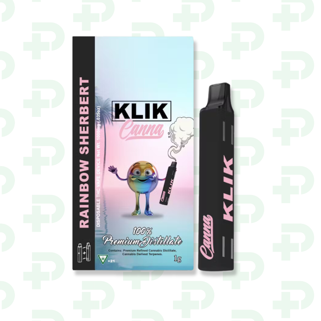 Photograph of product: KLIK Disposable - Rainbow Sherbert
