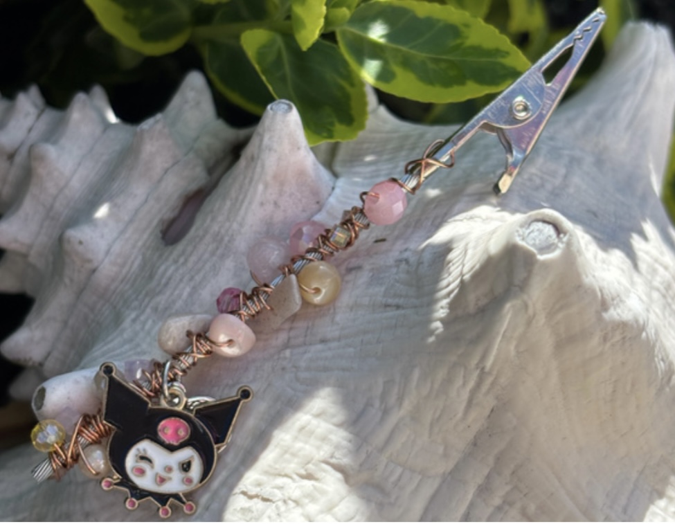 Photograph of product: Kuromi Metal Plate Roach Clip