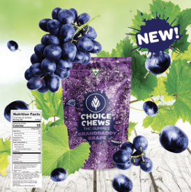 Photograph of product: Choice | Gummies | Sunburst Peach | 200mg (Hybrid)