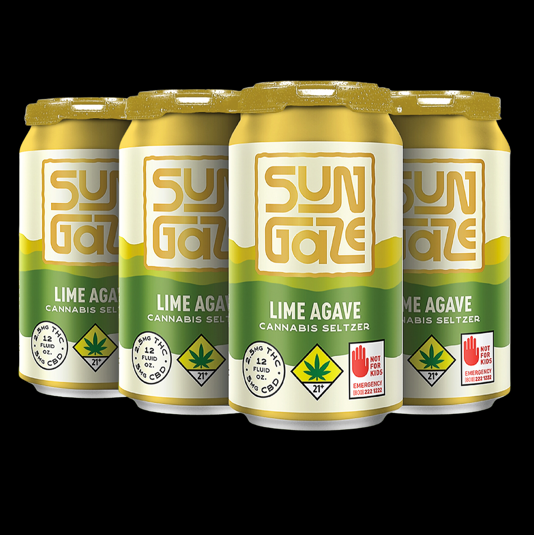 Photograph of product: Lime Agave Seltzer | 6 Pack Sungaze