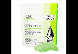 Photograph of product: True North - Citrus Splash - 1:1 TH-oui/CBG Gummies - 200mg