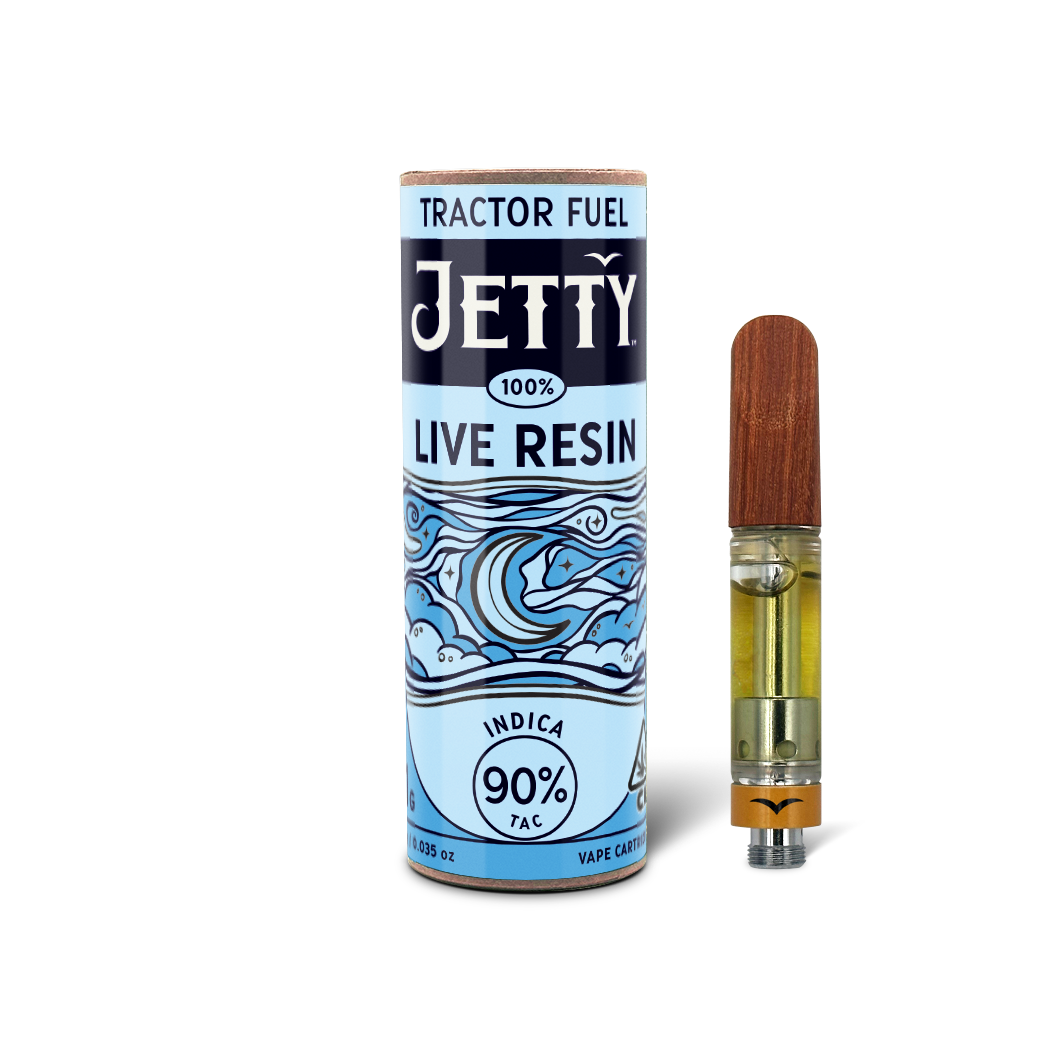 Photograph of product: Jetty Tractor Fuel Live Resin Cartridge