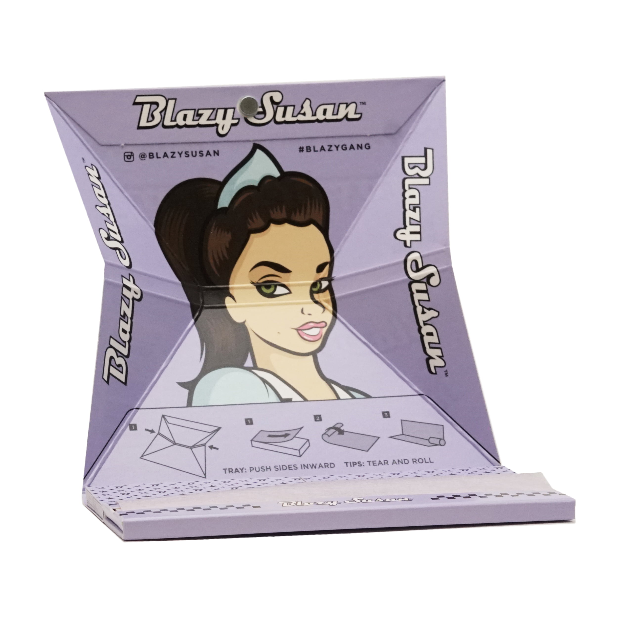 Photograph of product: Blazy Susan Purple Papers Deluxe Rolling Kit (1 1/4)
