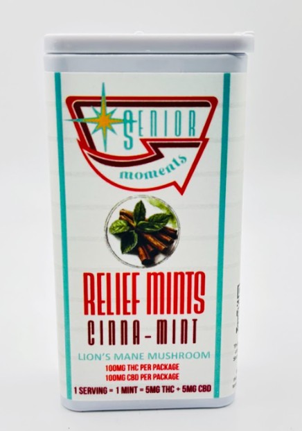 Photograph of product: Relief Mints: Cinna-Mint | 20pk | 5mg