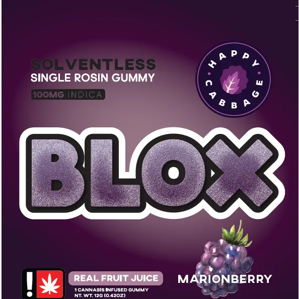 Photograph of product: 100mg TH-oui Single au chocolat ROSIN Gummy(BLOX) - 5 Flavors/Effects!!!
