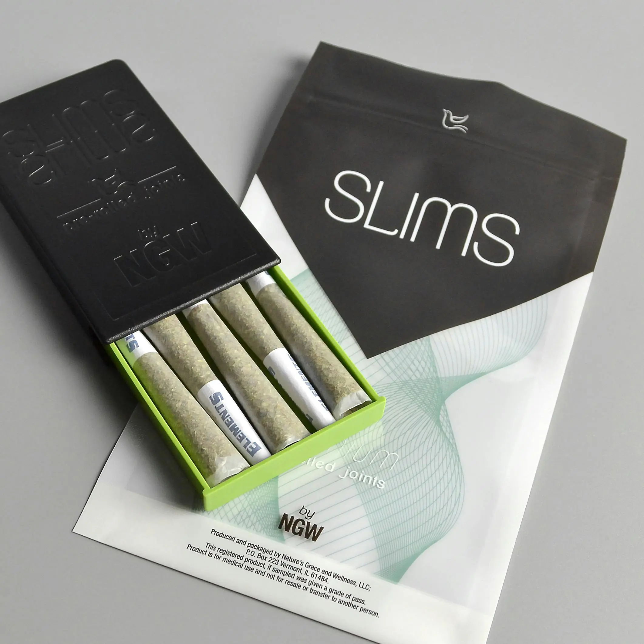 Photograph of product: Slims Purp Skurp (I) Pre-Roll Multi Pack 0.5g 5pk