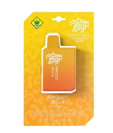 Photograph of Product: Apricot Jelly Flavored Disposable | 1g