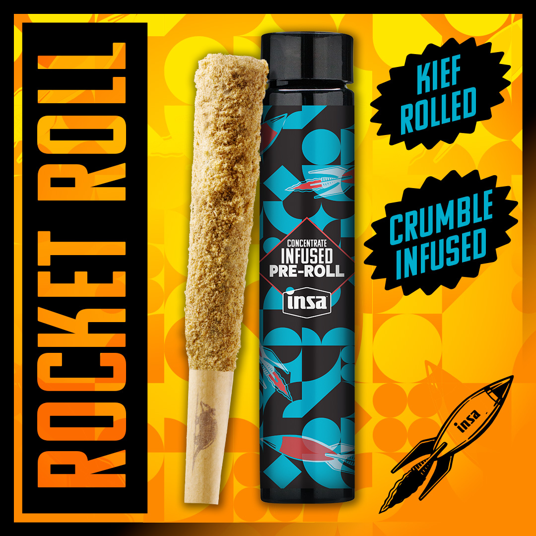 Photograph of product: Crumble Infused Kief Coated Pre-Roll - Cap Junky