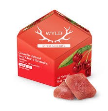 Photograph of product: Sour Cherry Gummies | 100mg | Wyld