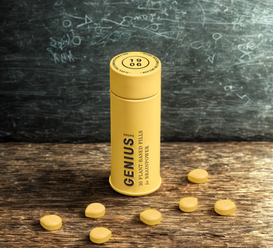 Photograph of product: 1906 - Genius Tablets - 75mg/30pk
