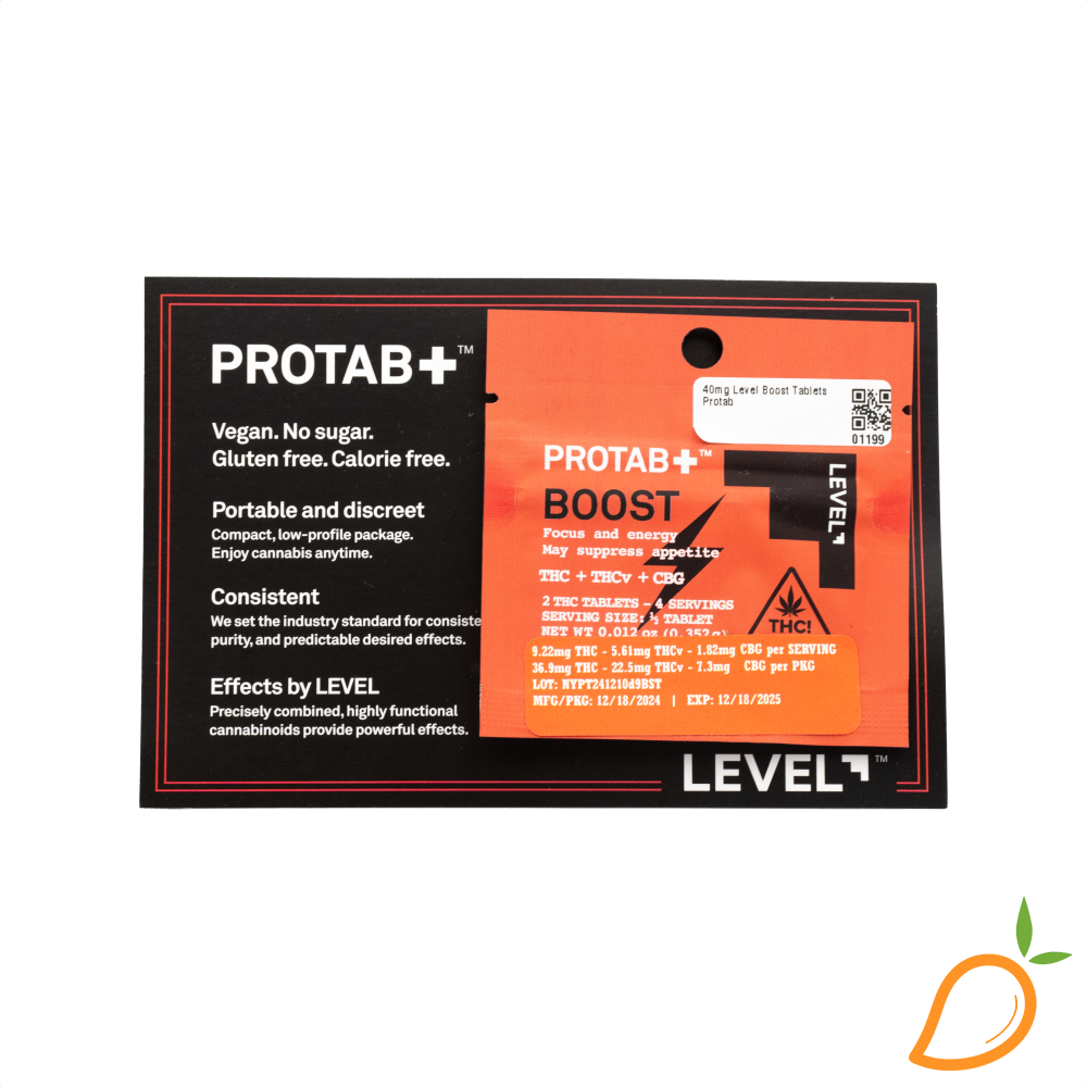 Photograph of Product: 100mg Level Boost Tablets Protab