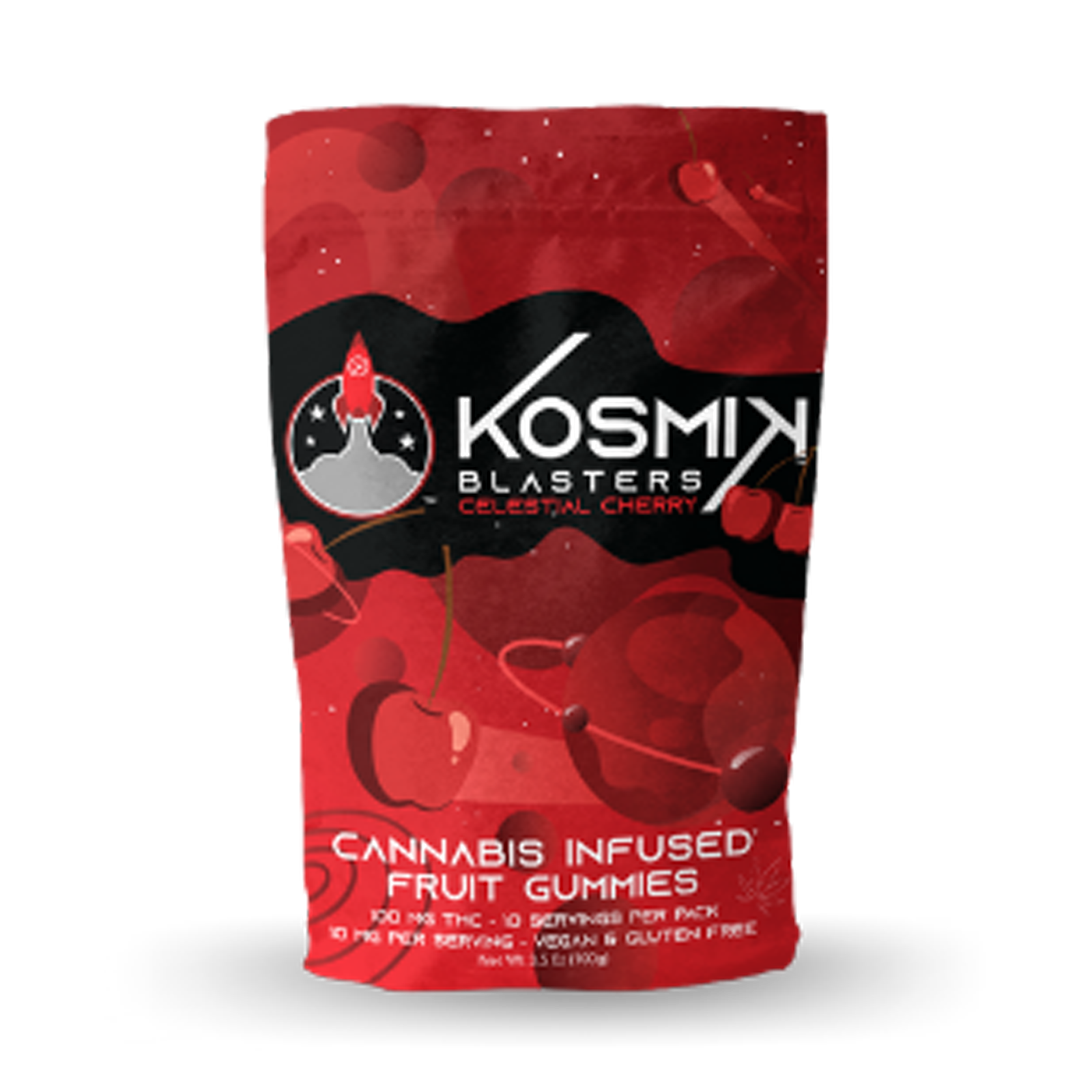 Photograph of product: Celestial Cherry Blaster Gummies | 100mg