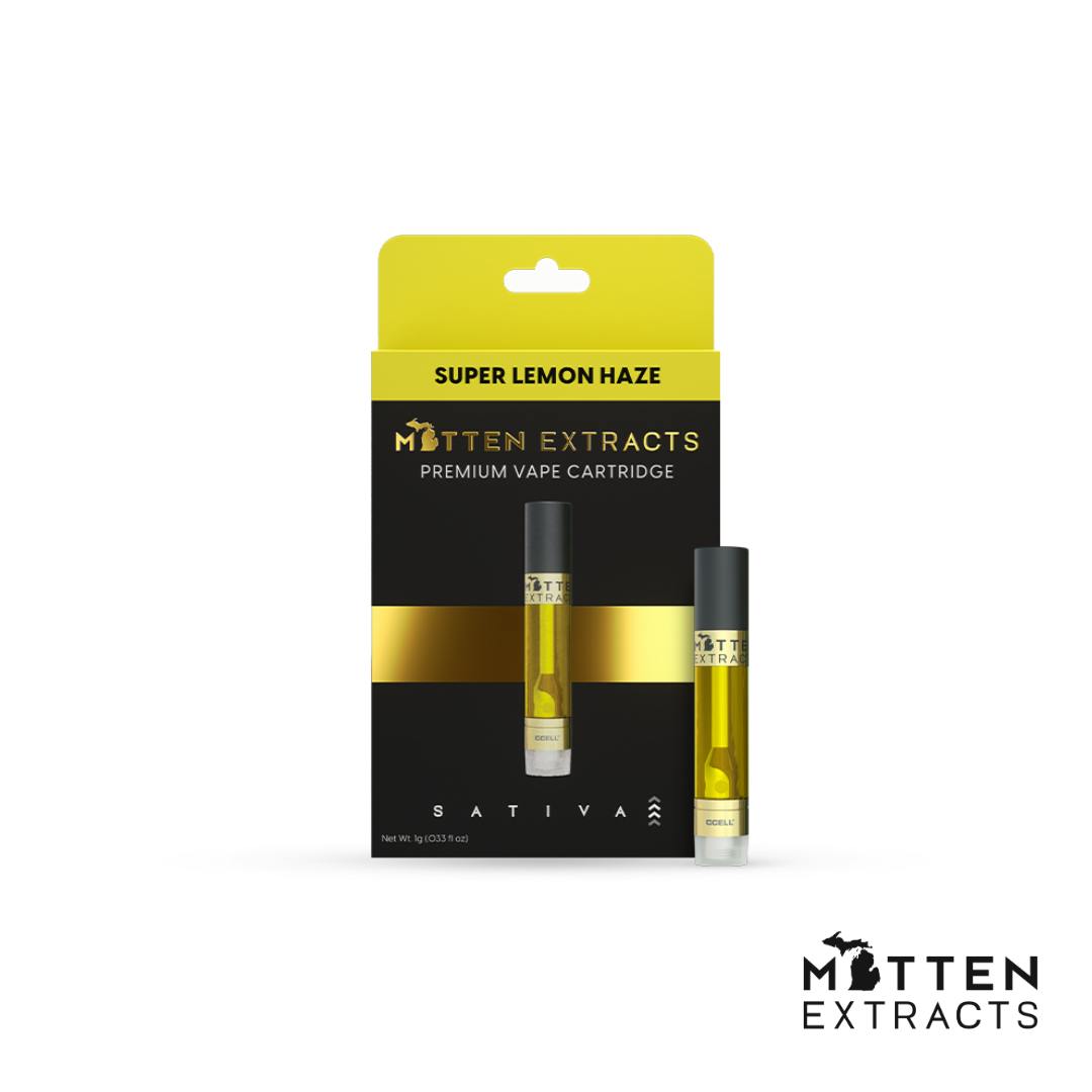 Photograph of product: Mitten Extracts Cartridge | Super Lemon Haze - Oui'd