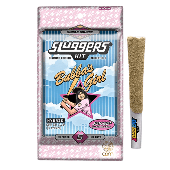 Photograph of product: Sluggers Infused Pre-roll Pack Bubba's Girl 3.5g - 