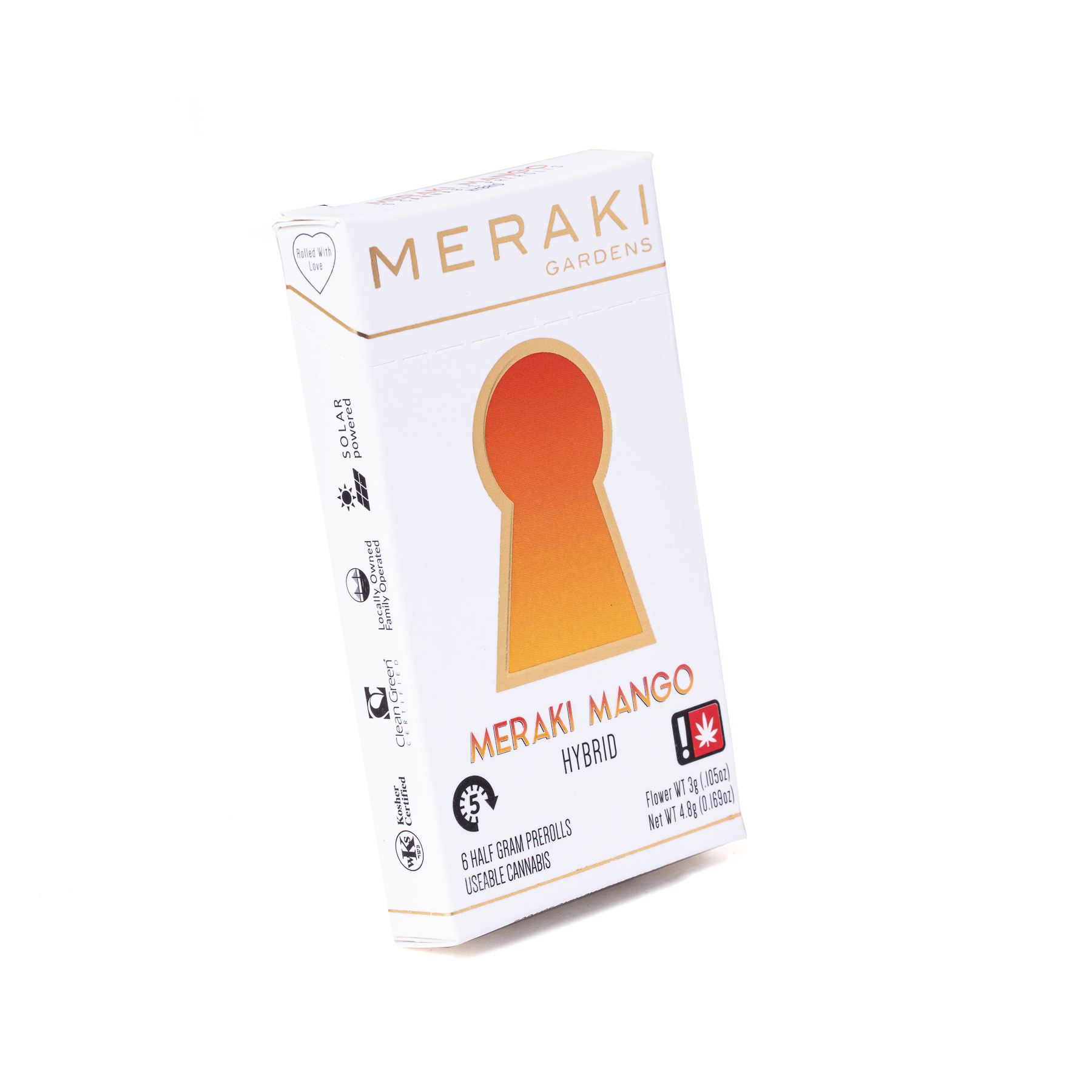 Photograph of product: Meraki Gardens | FAK N' MAC Preroll Pack