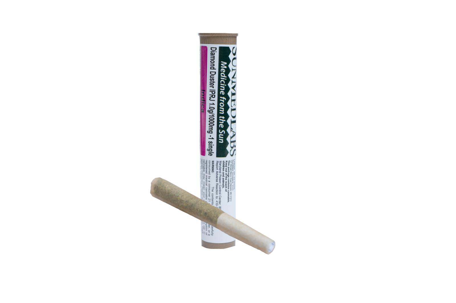 Photograph of product: SDG Diamond Duster Infused Preroll 1g