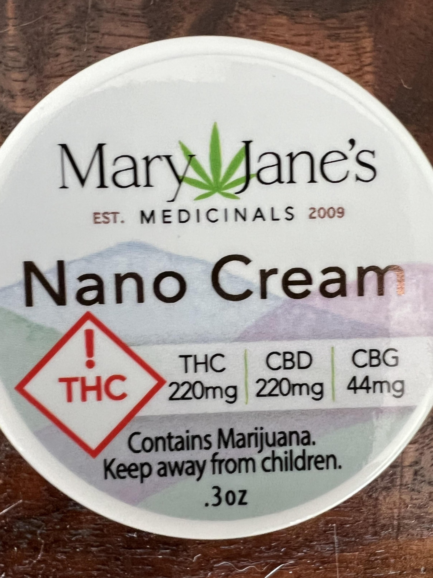 Photograph of product: Mary Jane's Nano Cream 0.3 oz