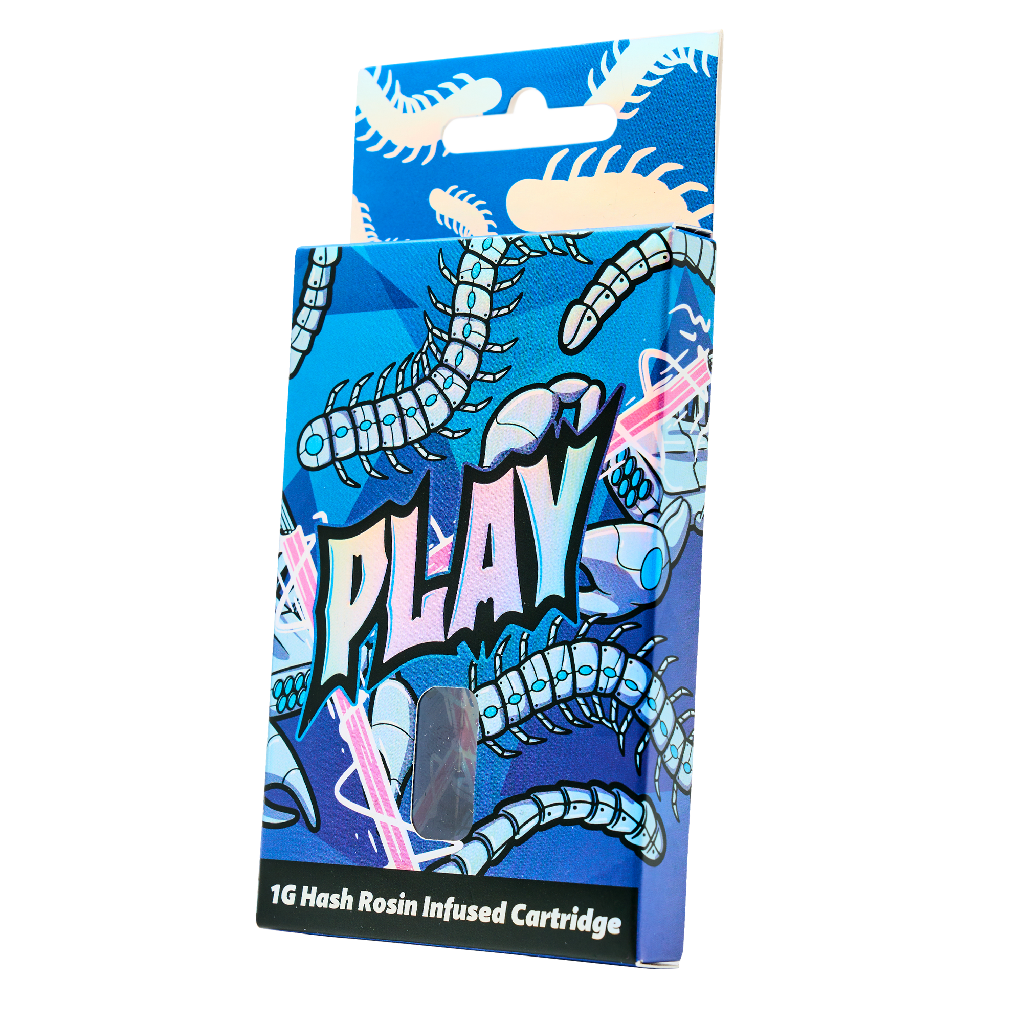 Photograph of product: Play | Blue Zyrup Rosin Infused Distillate | Cartridge
