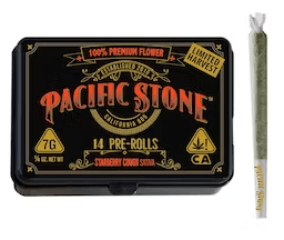Photograph of product: [Pacific Stone] Preroll 14 Pack - 7g - Starberry Cough (S) - 