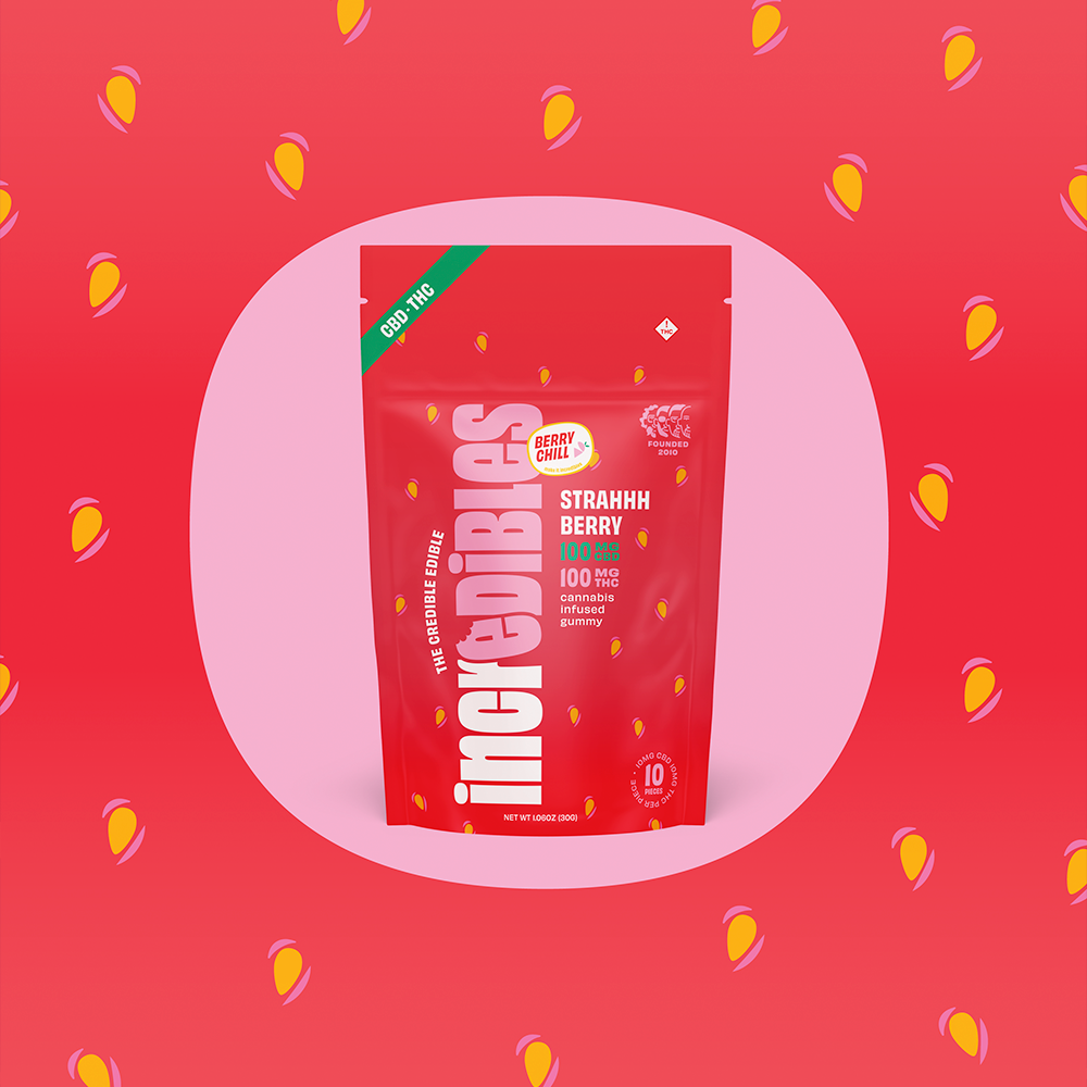 Photograph of product: Strahhberry CBD 1:1 - 100mg