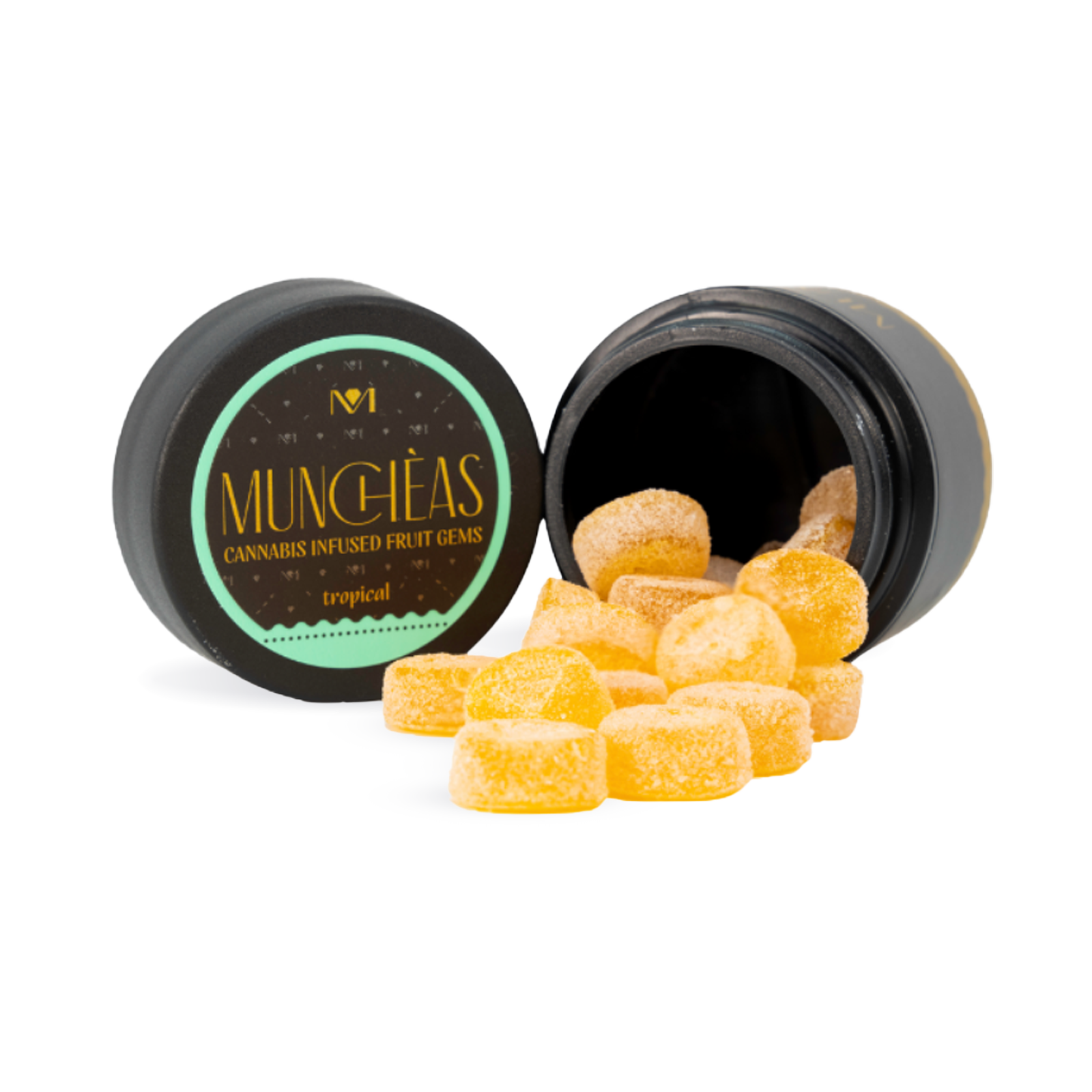Photograph of product: Munchas- Tropical Fruit Gems (100mg)