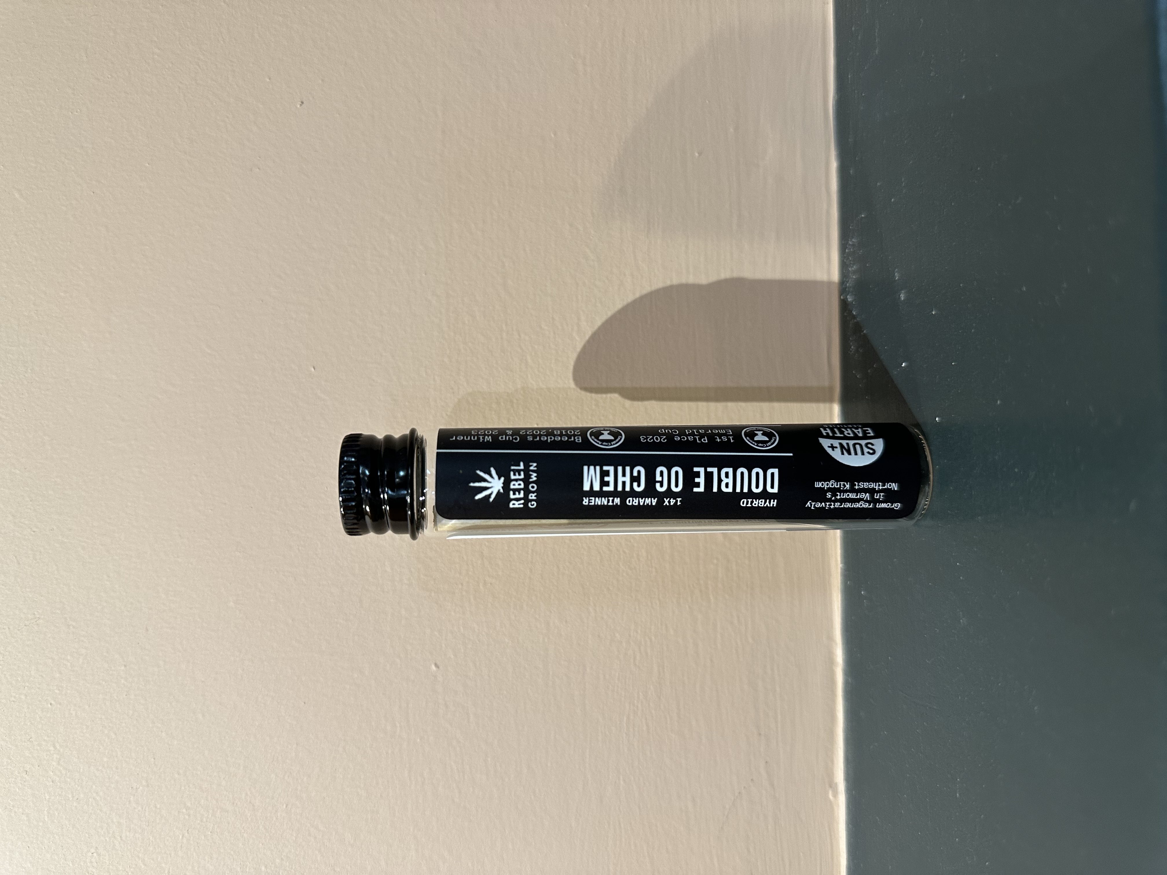 Photograph of product: Rebel Grown Preroll | Double OG Chem