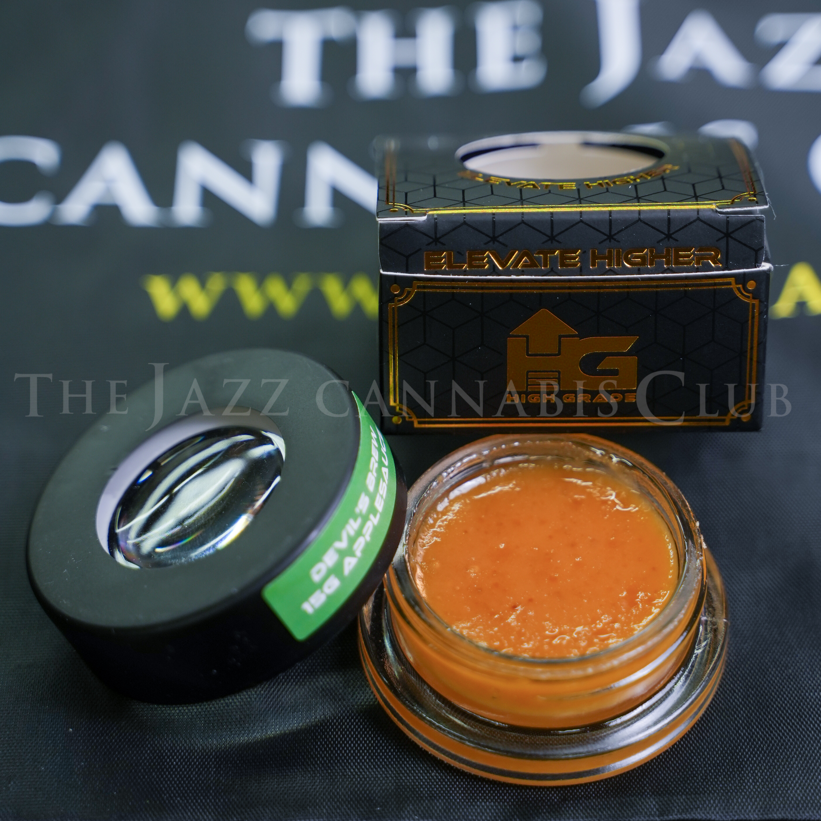 Photograph of product: High Grade - Cured Resin - Applesauce -Devil's Brew