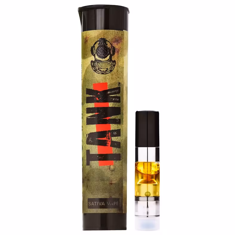 Photograph of product: Tank: Vape | Black Jack x Lemon Icing | Cartridge | 1g