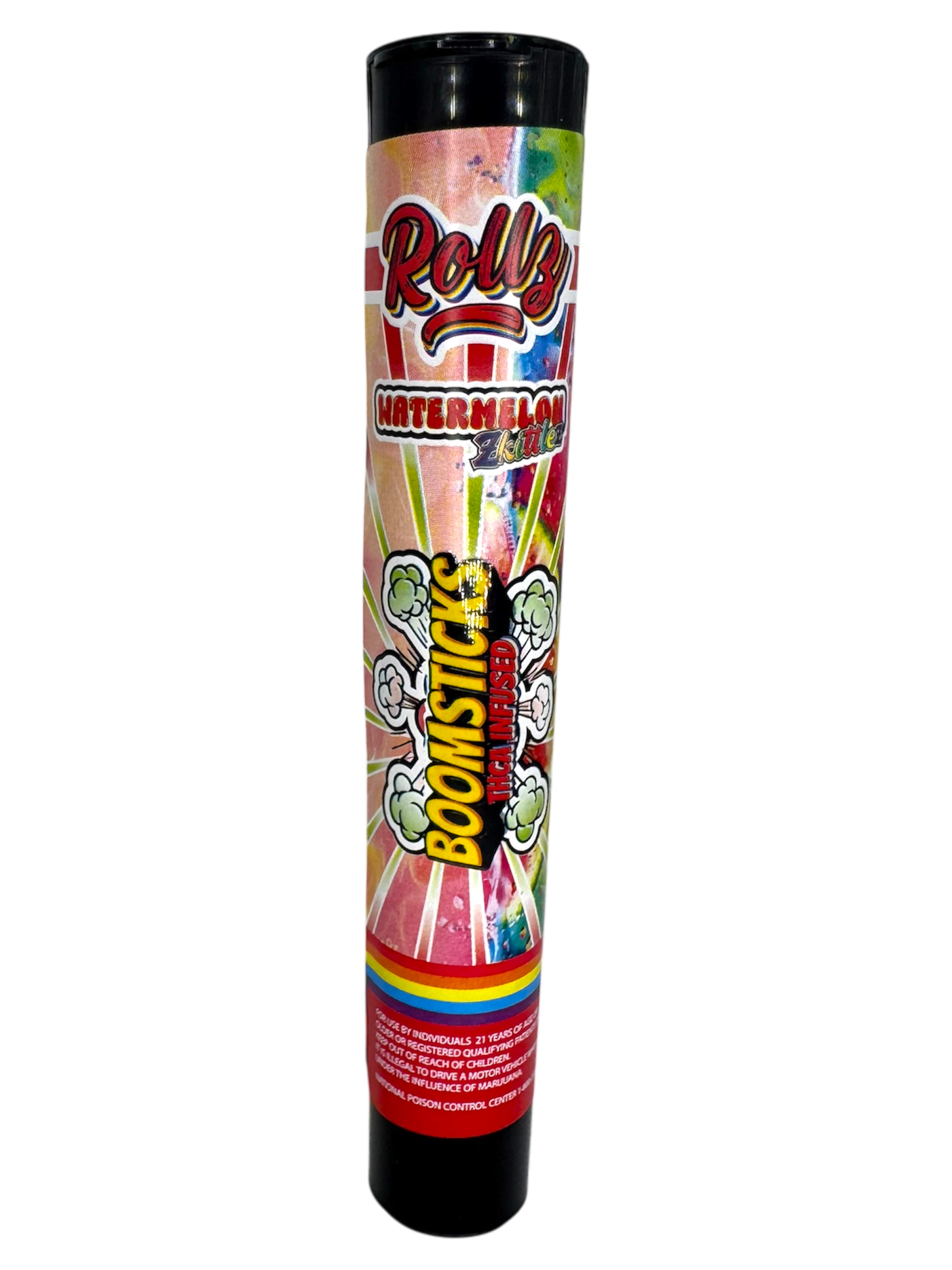 Photograph of product: Watermelon Zkittlez Thca Infused Boomstick