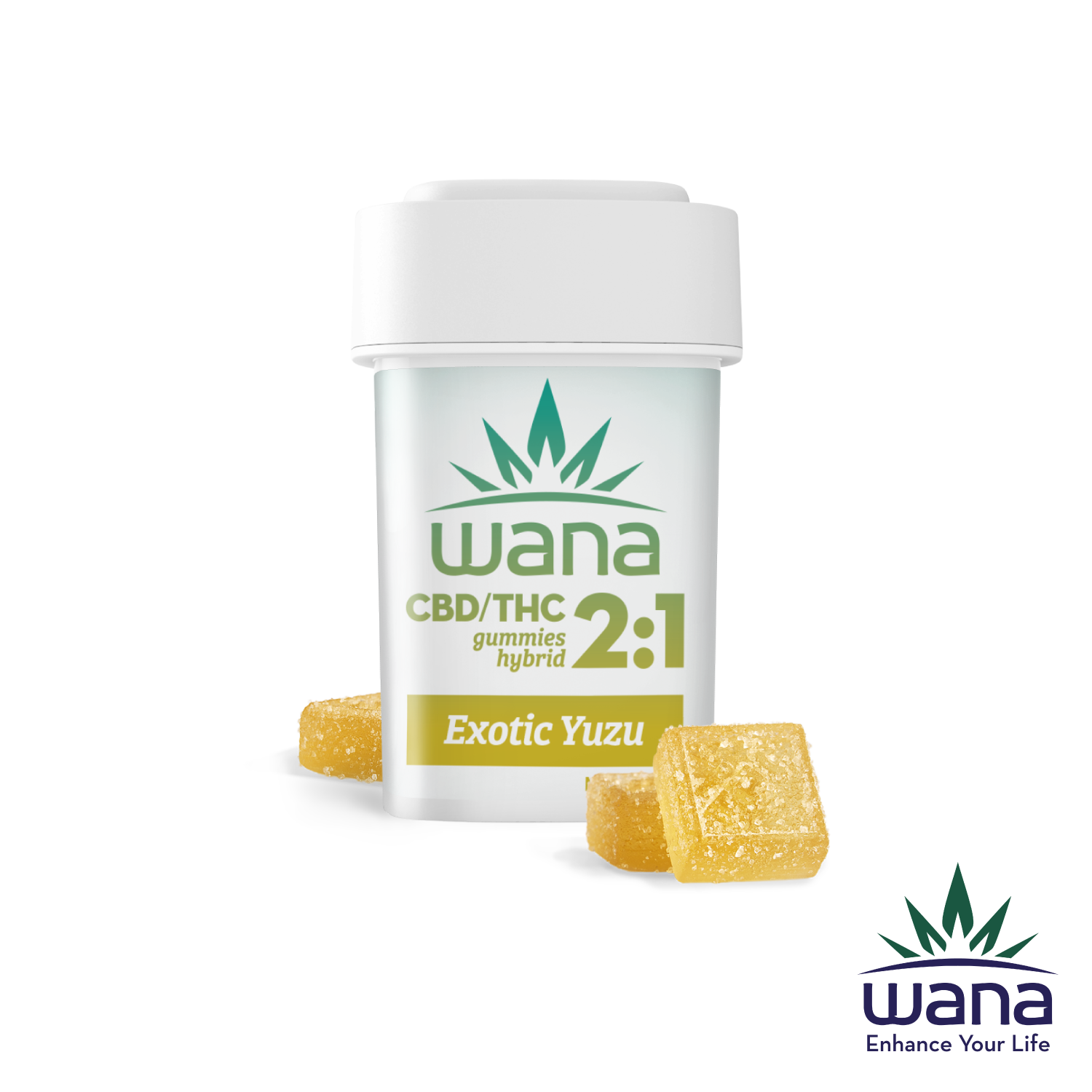 Photograph of product: 2:1 Exotic Yuzu Classic Gummies | 200mg CBD / 100mg THC