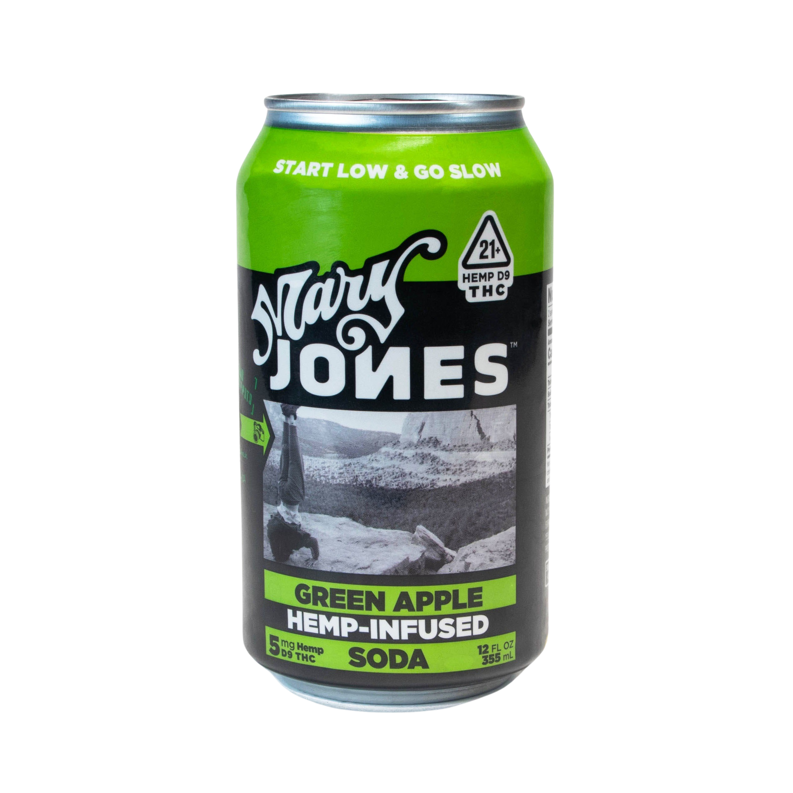 Photograph of product: Mary Jones | Green Apple | 100mg | Oui'd Infused Soda