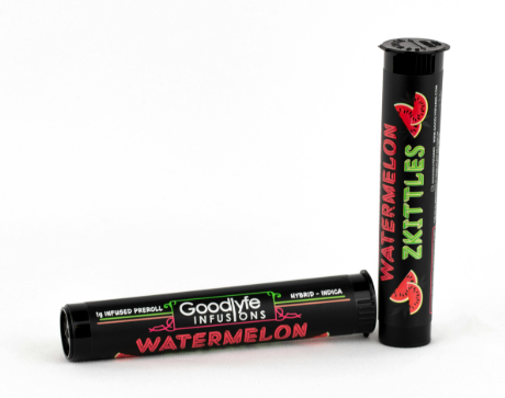 Photograph of product: Goodlyfe Infused Pre Roll - Watermelon Zkittles