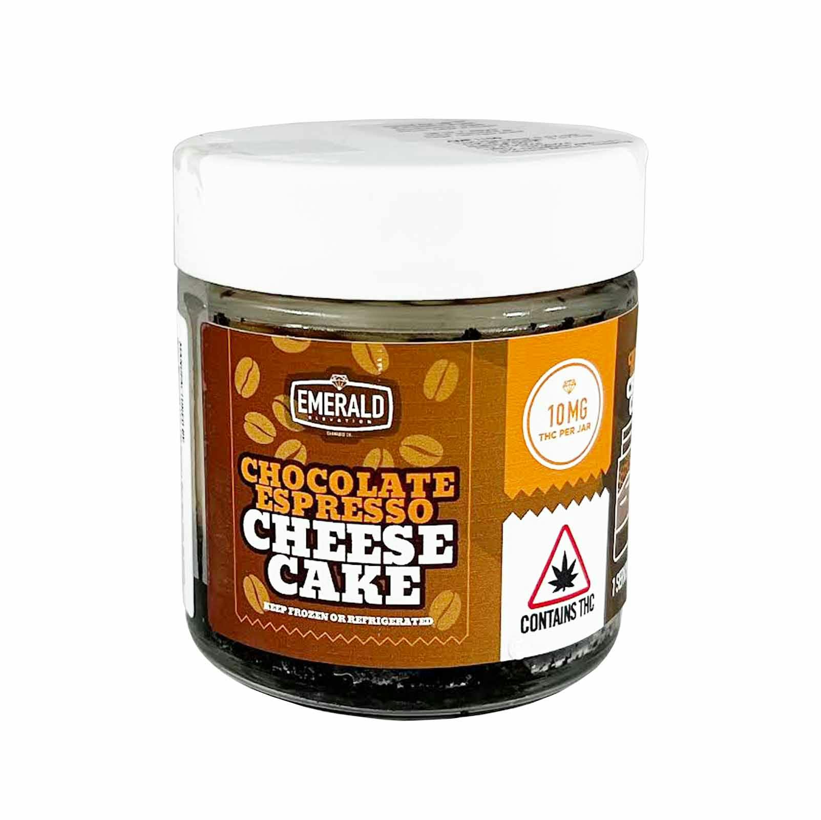 Photograph of product: Mini Chocolate Espresso Cheesecake 10MG