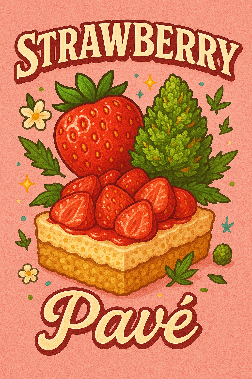 Photograph of product: DELI - Strawberry Pave - 7g