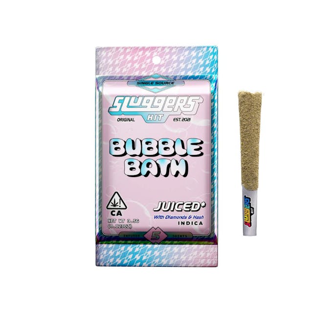 Photograph of product: Bubble Bath 5PK Infused Prerolls - 