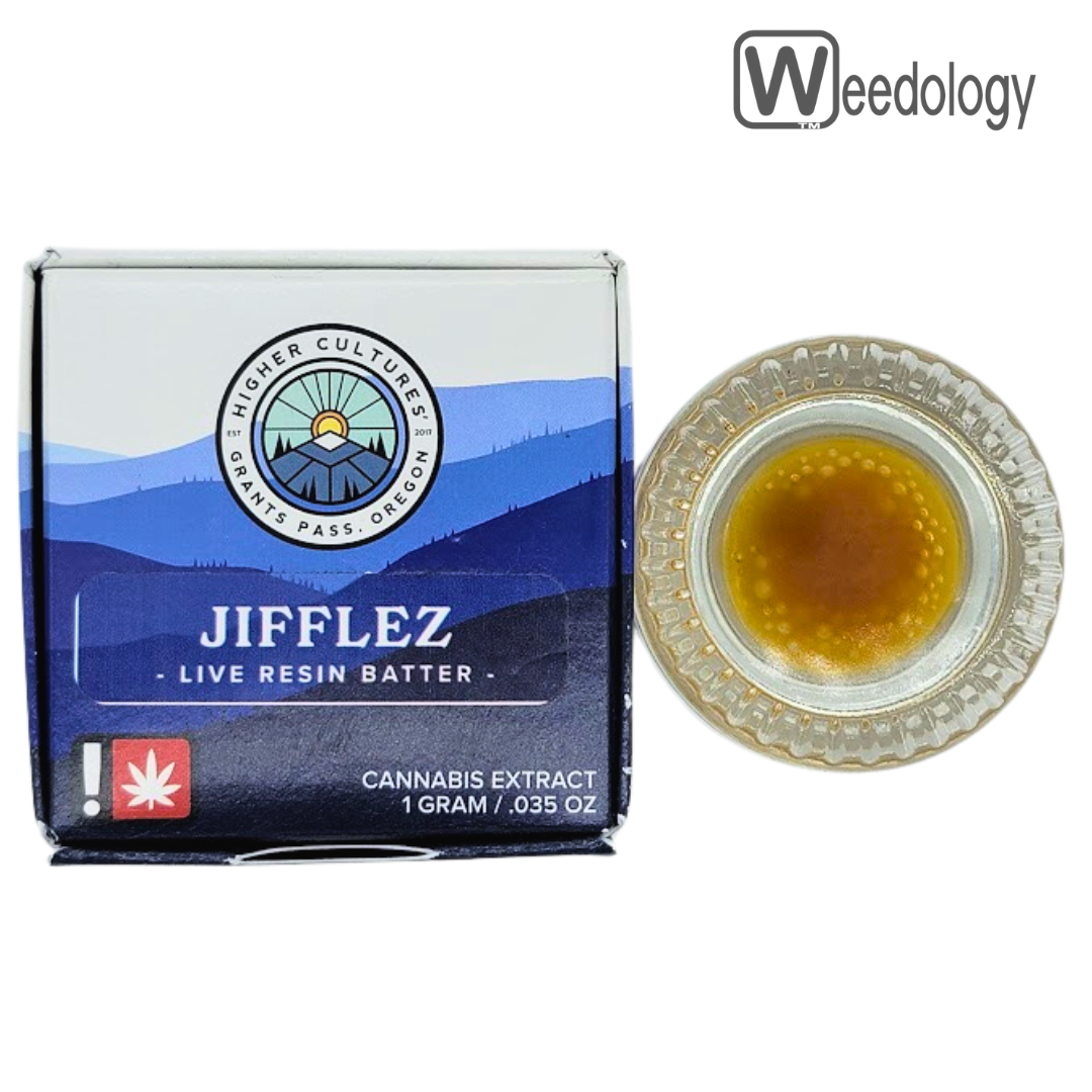 Photograph of product: Higher Cultures 1g JIFFLEZ LR Batter