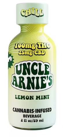Photograph of product: LEMON MINT CHILL SHOT 100MG