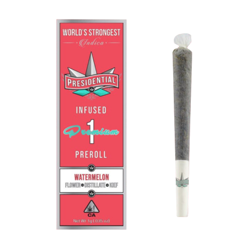 Photograph of product: Watermelon Moonrock Preroll  [I] Infused   Presidential