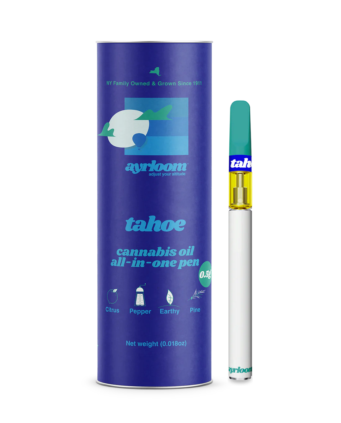 Photograph of product: Ayrloom - Tahoe (I) - 90% - All In One Vape