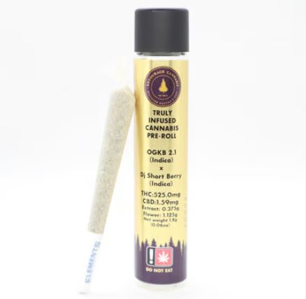 Photograph of product: Cured Resin Infused Pre-Roll | Hella Jelly x Lemonade Dream | 0.75g