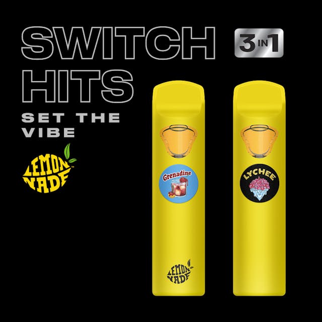 Photograph of product: Grenadine .5g / Lychee .5g 3:1 Dual Chamber 1g - 