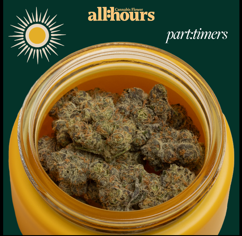 Photograph of product: all:hours Banana Acai Mints part:timers | T24.71% | 4910 | 3.5g