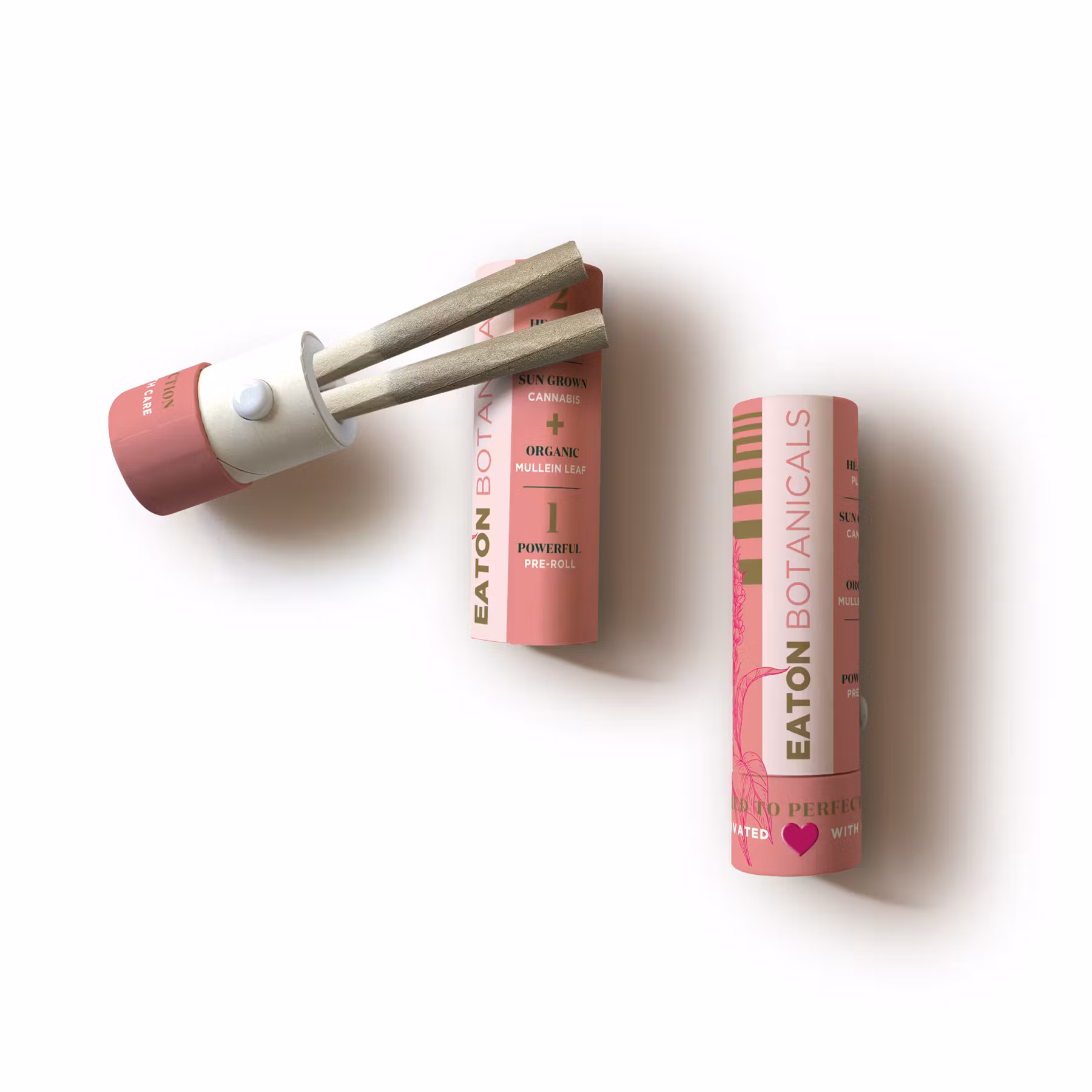 Photograph of product: Eaton Botanicals Chairlifts w/ Mullein Leaf Pre-Rolls 2pk