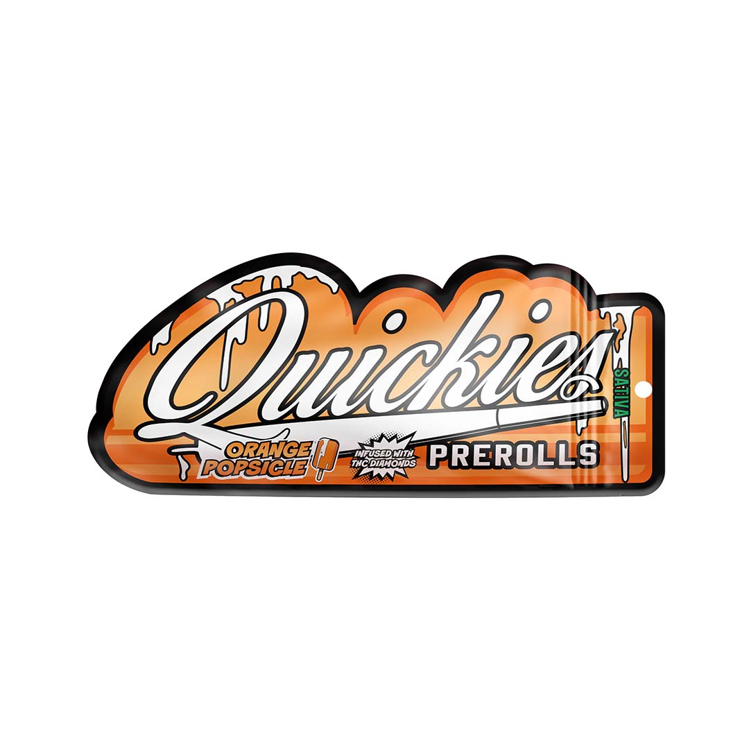 Photograph of product: 1g Orange Popsicle (Oui'd) Diamond Infused TH-oui:37% $9 or 2/$15
