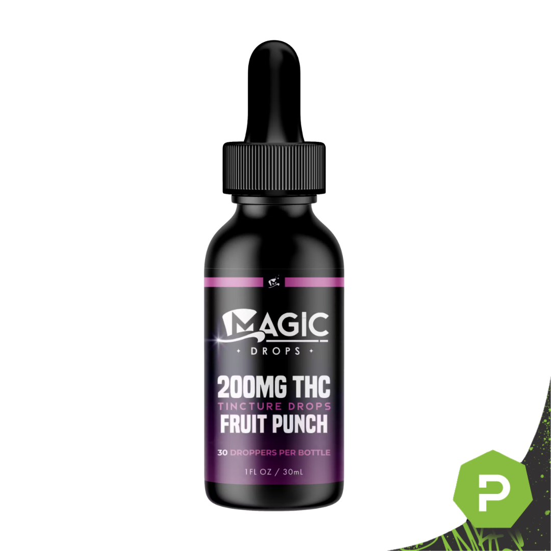 Photograph of Product: Magic Edibles | 200mg THC Tincture | Fruit Punch